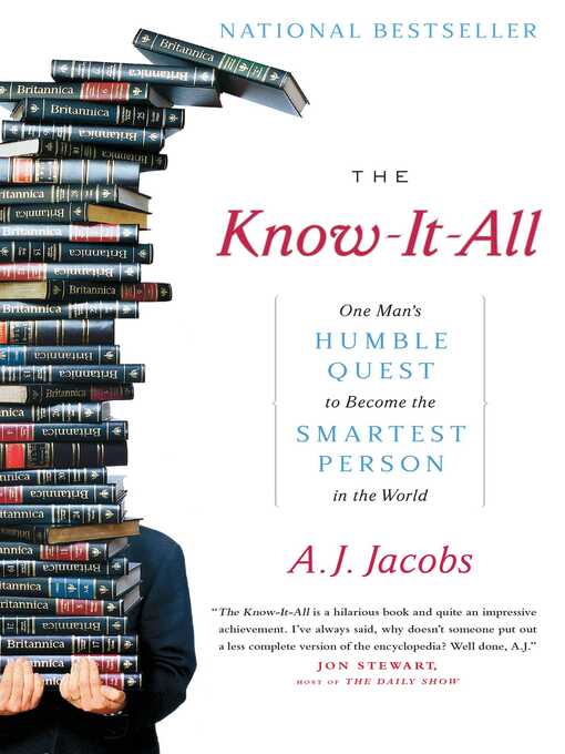 Title details for The Know-It-All by A. J.  Jacobs - Wait list